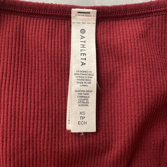 Athleta Aurora Seamless Crop Ribbed Tank - Picture 4 of 4